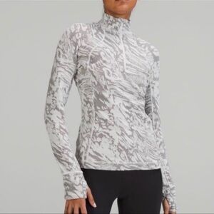 (NWT) Lululemon It's Rulu Run Half Zip Pullover in Jacquard, Size: 6